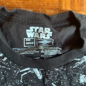 Star Wars Black and White Splatter T-Shirt